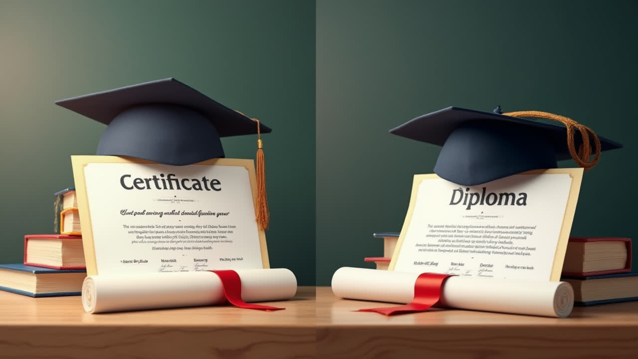 Certificate vs Diploma: Complete Comparison Guide